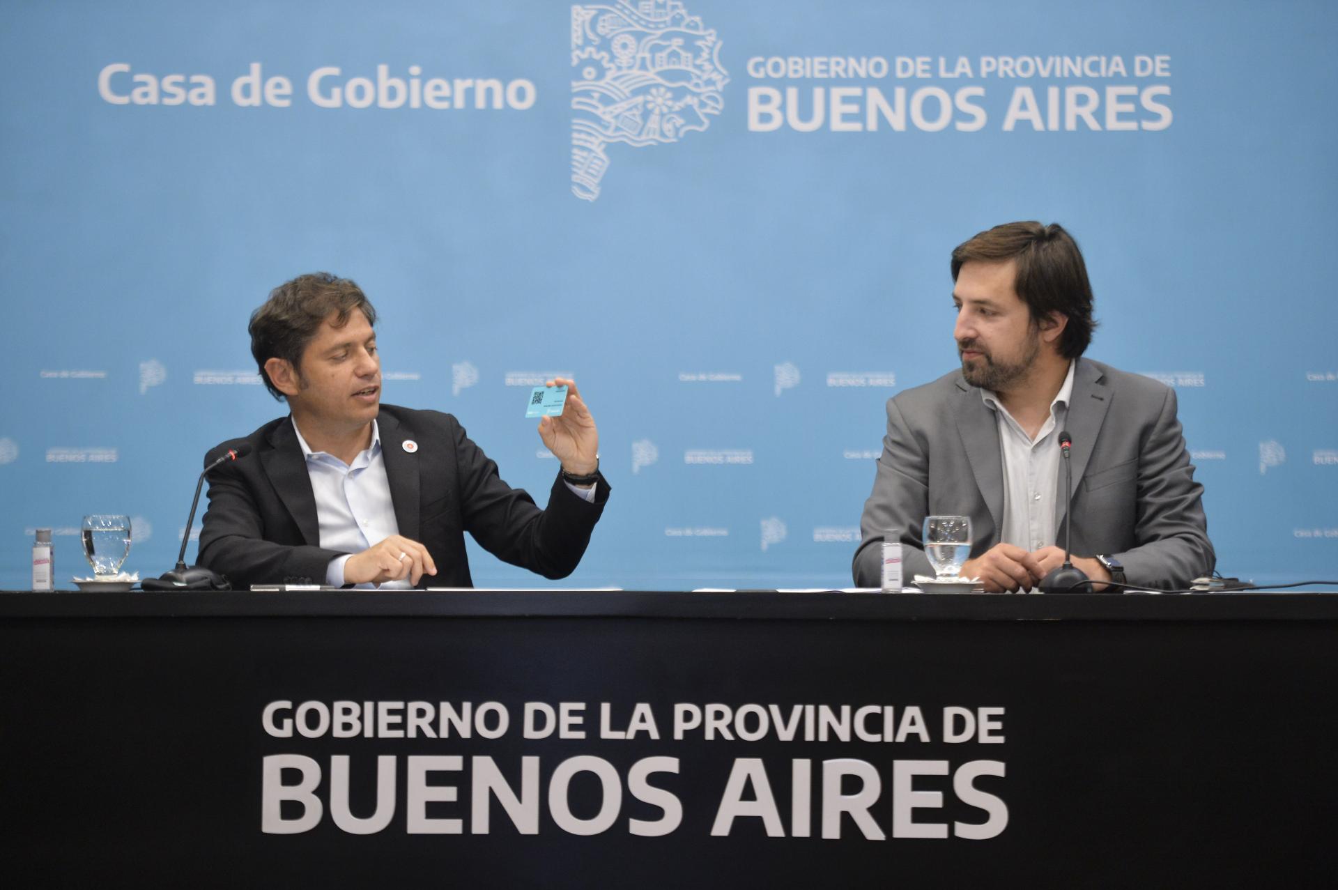 KICILLOF ANUNCIÓ EL PASE LIBRE CON VACUNA DESDE LOS 13 AÑOS