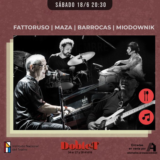 HUGO FATTORUSO, SE PRESENTA EN LA PLATA ESTE SÁBADO EN LA PLATA