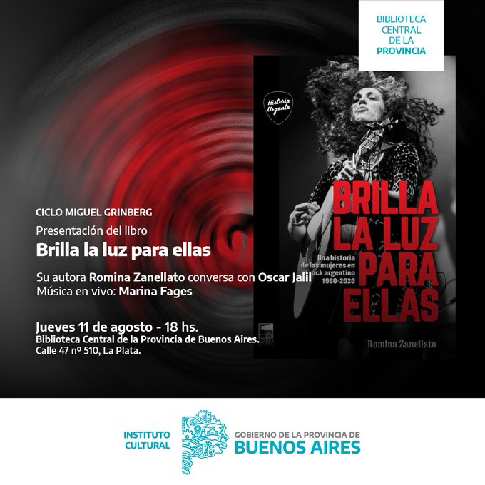 ROMINA ZANELLATO PRESENTA UN LIBRO SOBRE LAS MUJERES DEL ROCK ARGENTINO