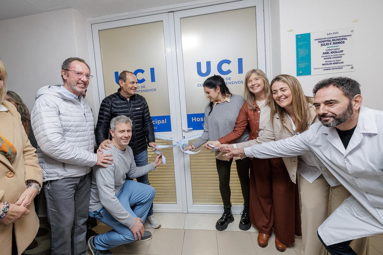 LA PROVINCIA INAUGURÓ UNA UNIDAD DE CUIDADOS INTENSIVOS EN EL HOSPITAL DE CARLOS CASARES