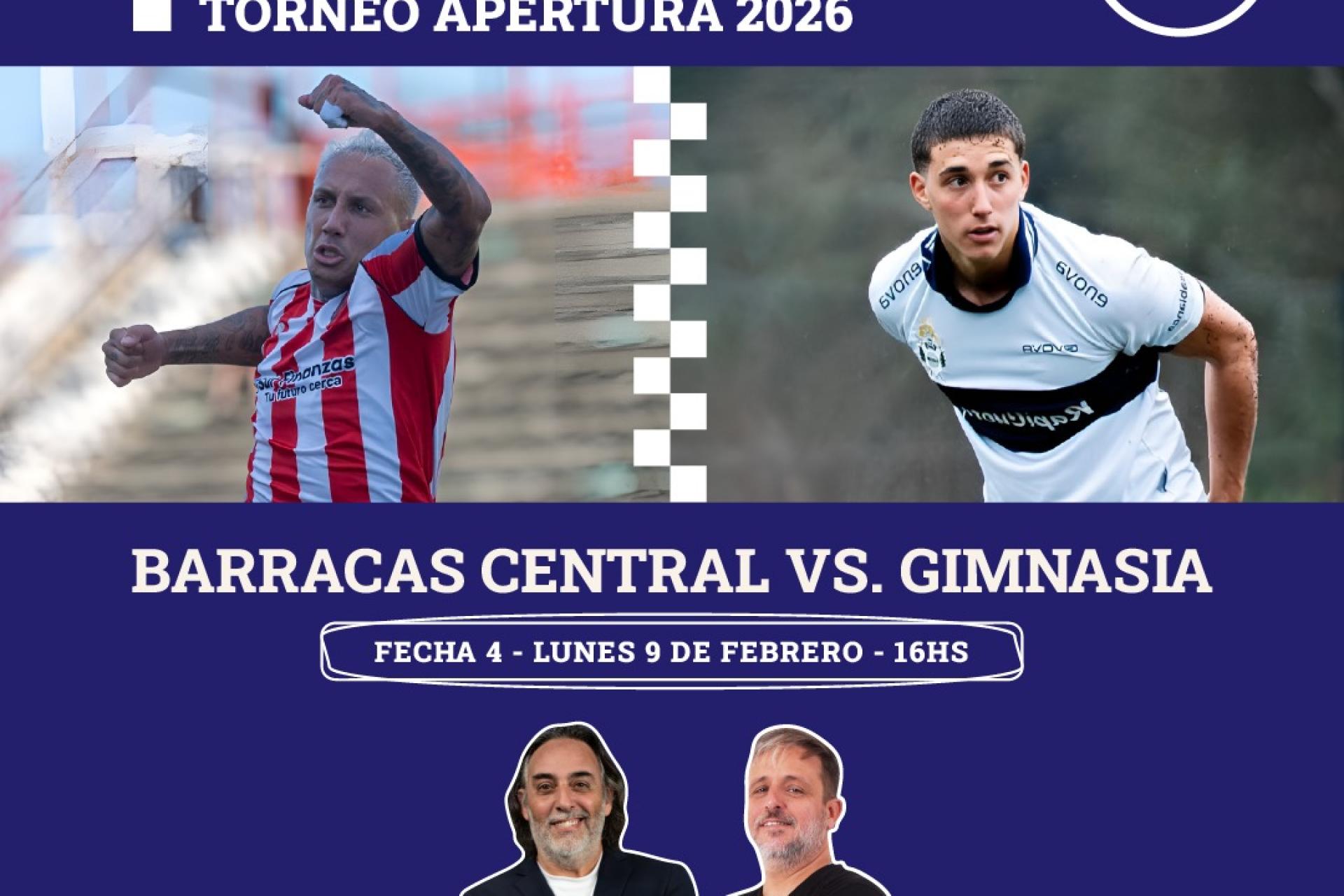GIMNASIA VS BARRACAS CENTRAL