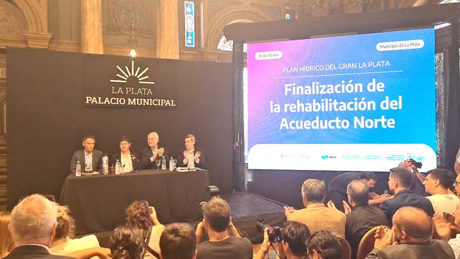 KICILLOF PRESENTÓ LA FINALIZACIÓN DEL PLAN HÍDRICO PARA "EL GRAN LA PLATA"