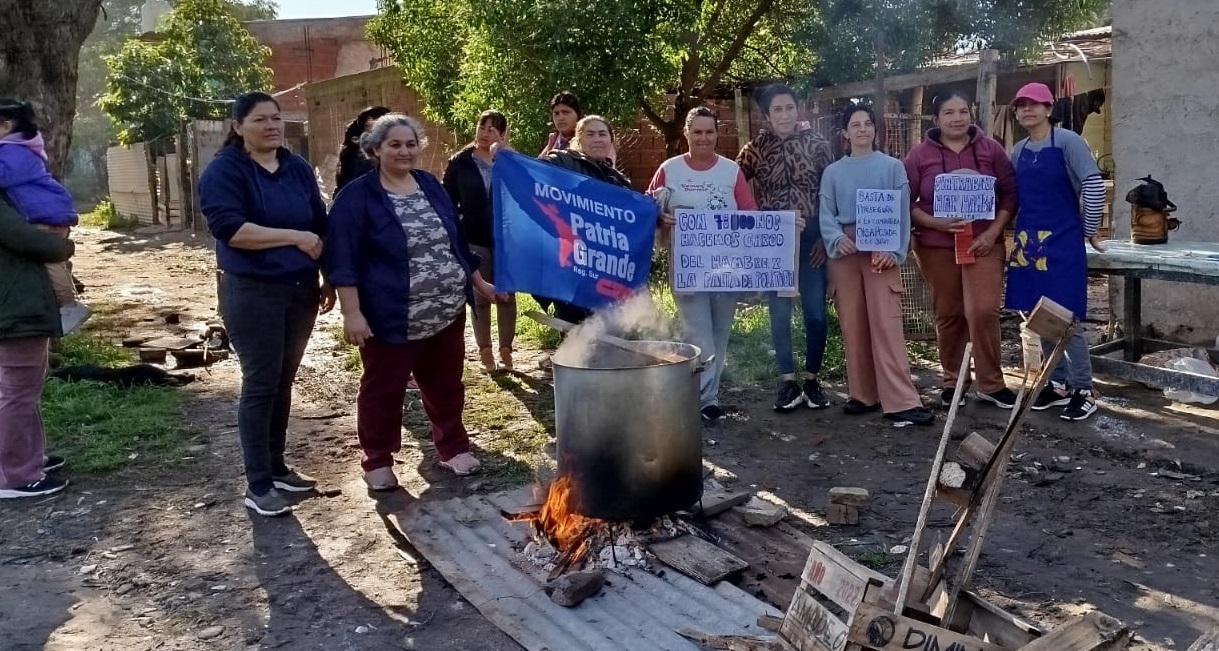 ORGANIZACIONES SOCIALES REALIZAN UNA JORNADA NACIONAL DE OLLAS POPULARES