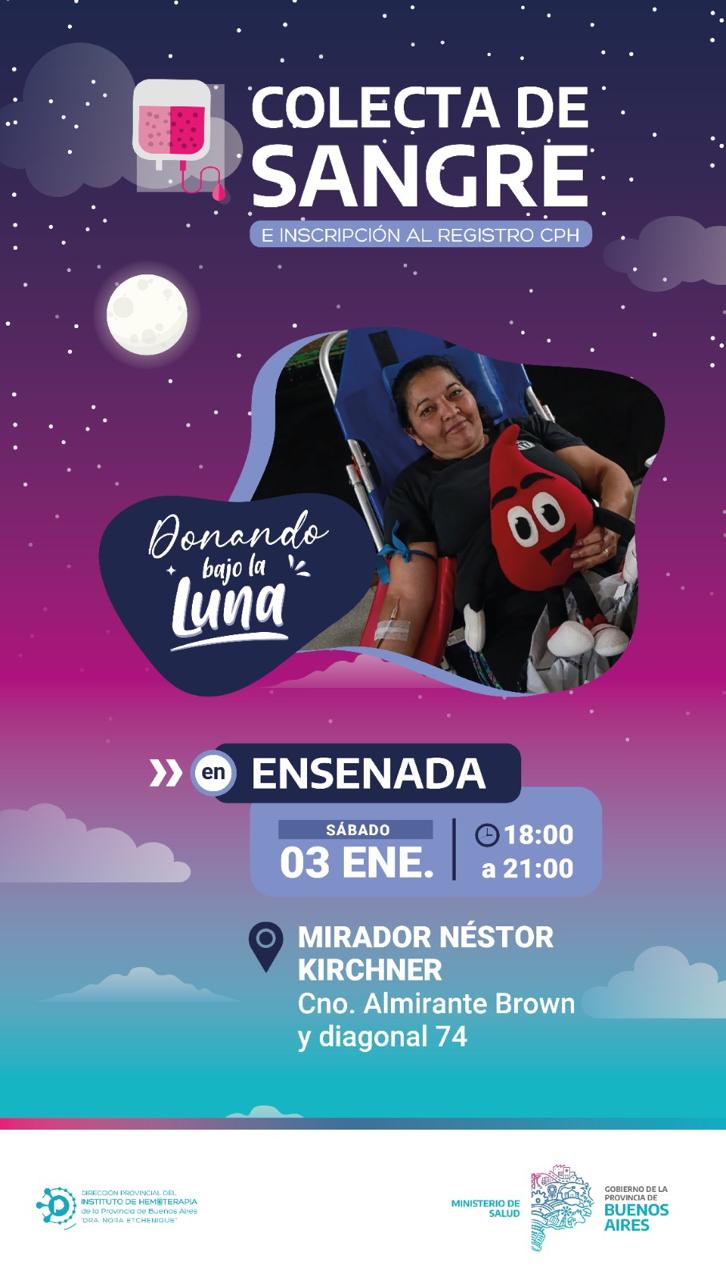 SE REALIZA EN ENSENADA LA JORNADA “DONANDO BAJO LA LUNA”