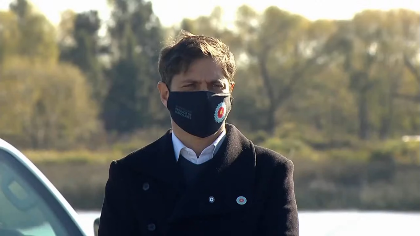 KICILLOF PARTICIPÓ DE UNA ENTREGA DE PATRULLEROS EN SAN FERNANDO