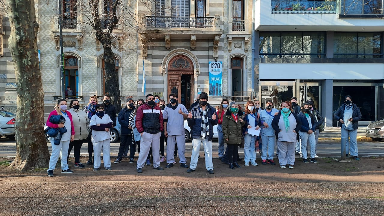JORNADA DE PROTESTA CONTRA LA EMPRESA EZCA POR SALARIOS ADEUDADOS